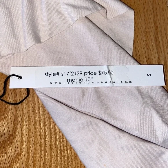 NWT Susana Monaco Ruffled Long Sleeve Top in size small - Picture 5 of 7